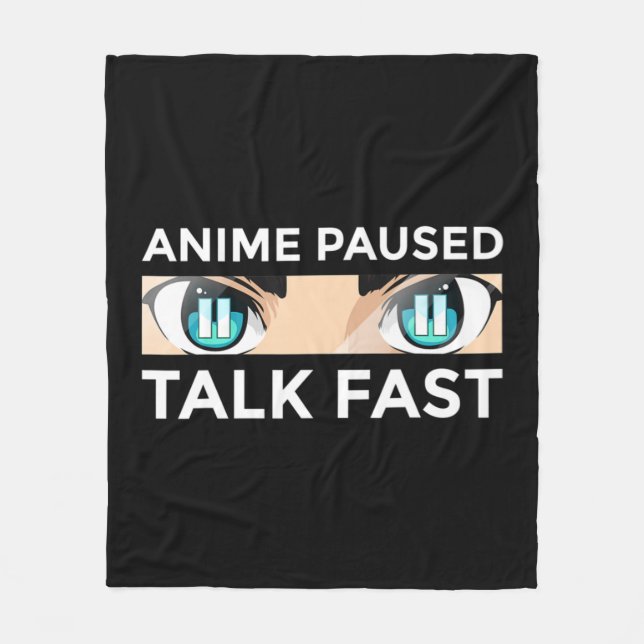 Anime Art for Men Women Teen Girls Anime Merch Ani Fleecedecke (Vorderseite)