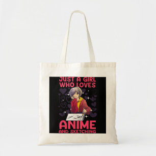 Anime Art for women Teen Girl Anime Merch Sketch Tragetasche