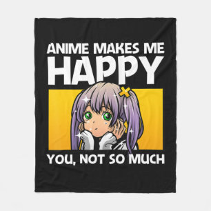 Anime Art for women Teen Girls Men Anime Merch Ani Fleecedecke