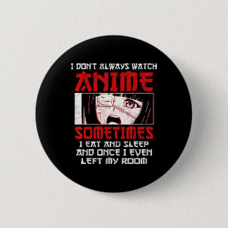 Anime Art Lover für Mädchen Frauen Jungen Niedlich Button