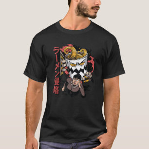Anime Art - Ramen Invasion - Japanische Essensaiso T-Shirt