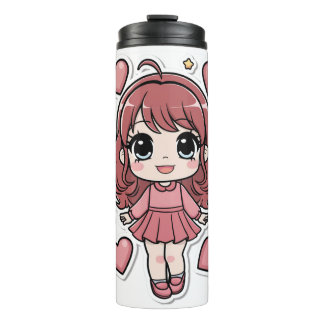 Anime-Aufkleber, klare Flasche
