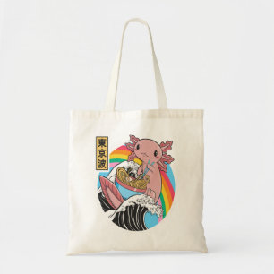 Anime Axolotl Waifu, die Anime-Ramen und Skizzen l Tragetasche