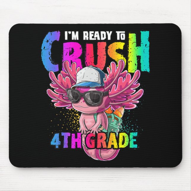 Anime Axolotl Waifu, Liebe Anime Ramen und Sketc Mousepad (Vorne)