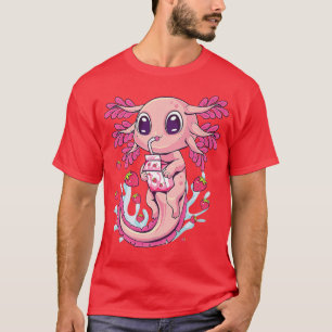 Anime Axolotl Waifu, Liebe Anime Ramen und Sketc T-Shirt
