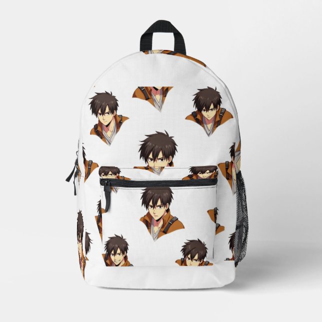 ANIME BACKPACK BEDRUCKTER RUCKSACK (Vorderseite)