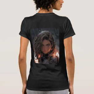 Anime Battle Angel Alitas Kunstwerk. T-Shirt