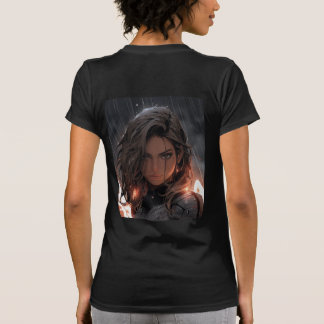 Anime Battle Angel Alitas Kunstwerk. T-Shirt