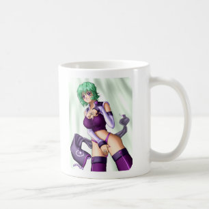 Anime bedecken oben Mädchen Tasse