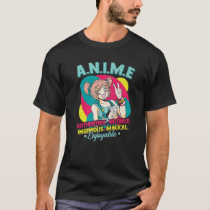 Anime Bedeutung Authentisch Bemerkenswert Genial M T-Shirt