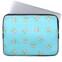 Anime Blue Pastel Dango Electronics Bag