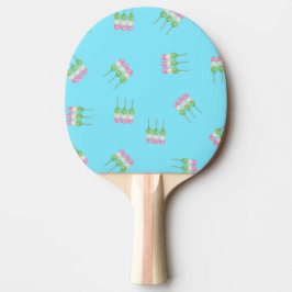 Anime Blue Pastel Dango Ping Pong Paddle Tischtennis Schläger