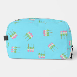 Anime Blue Pastel Dango Print Cut Nähtasche Waschbeutel