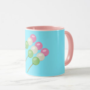 Anime Blue Pastel Dango Tasse