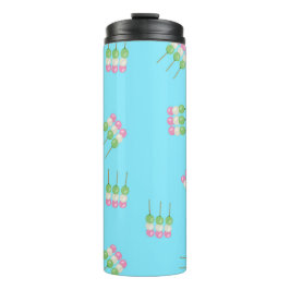 Anime Blue Pastel Dango Thermal Tumbler Thermosbecher
