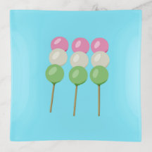 Anime Blue Pastel Dango Trinket Tray