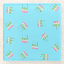 Anime Blue Pastel Dango Untersetzer