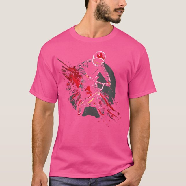 Anime Bmx Rider T-Shirt (Vorderseite)