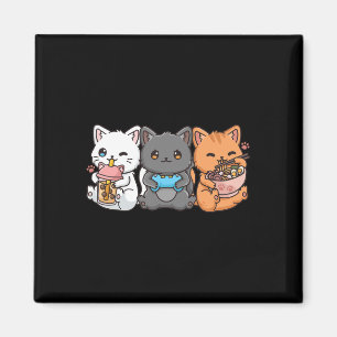 Anime Bo Tea Bubble Tee Gaming Gamer Ramen Cat Magnet