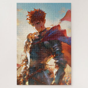 Anime Boy Knight Puzzle
