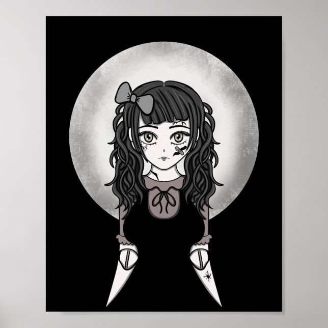 Anime Broken Doll Gothic Lolita Poster (Vorne)