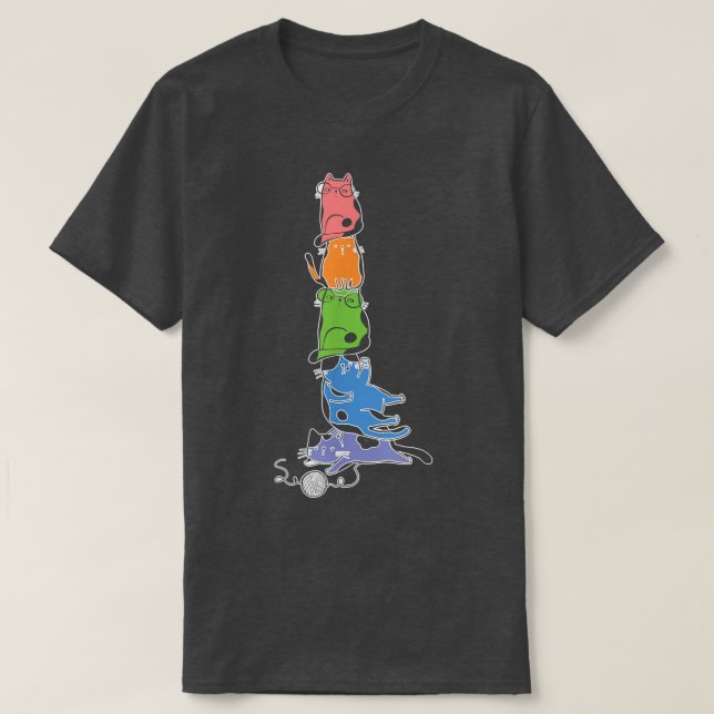 Anime Cat - Niedlich Kawaii Cat Ramen Noodle Anime T-Shirt (Design vorne)