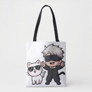 Anime Character & Blushing Cat T - Shirt
