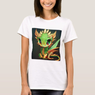Anime Chibi Dragon Women's Basic T - Shirt