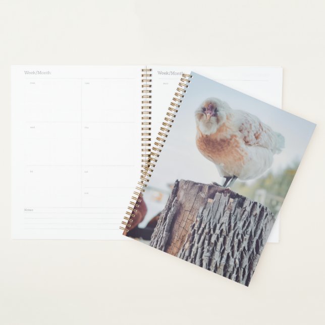 Anime Chicken on Stump Standard Size Planner Planer (Anzeige)