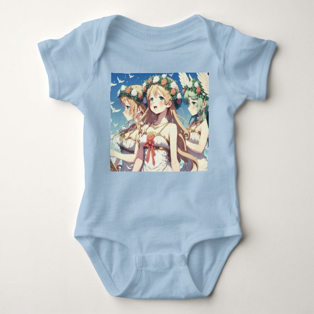 Anime Chor Baby Strampler (Vorderseite)
