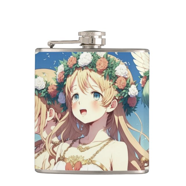 Anime Chor Flachmann (Vorderseite)