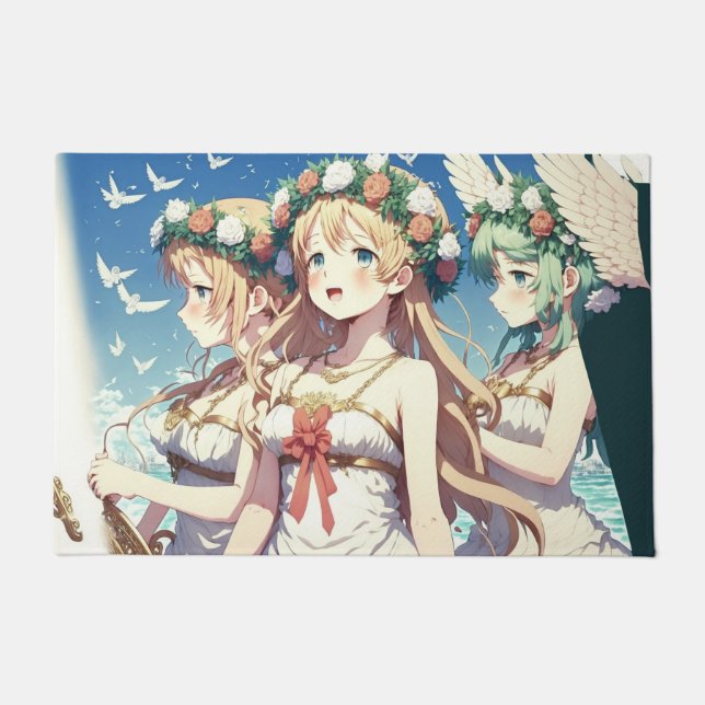 Anime Chor Fußmatte (Vorderseite)