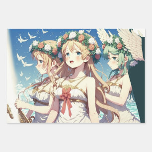 Anime Chor Geschenkpapier Set