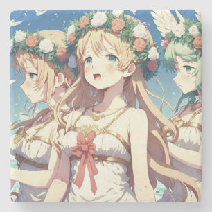 Anime Chor Steinuntersetzer