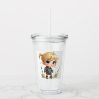 ANIME CLEAR TUMBLER ACRYLTRINKBECHER