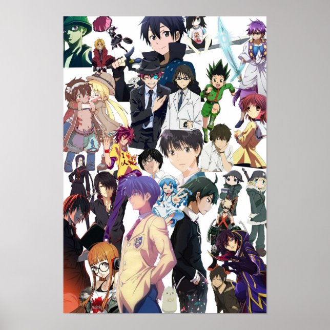 Anime Collage 1 Poster (Vorne)