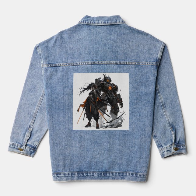 Anime cool jeansjacke (Rückseite)