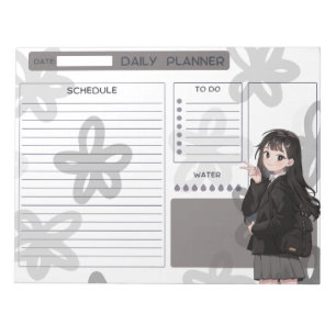 Anime Daily Planner Notizblock