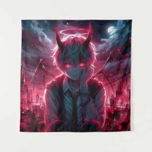 Anime-Dämon Wandteppich