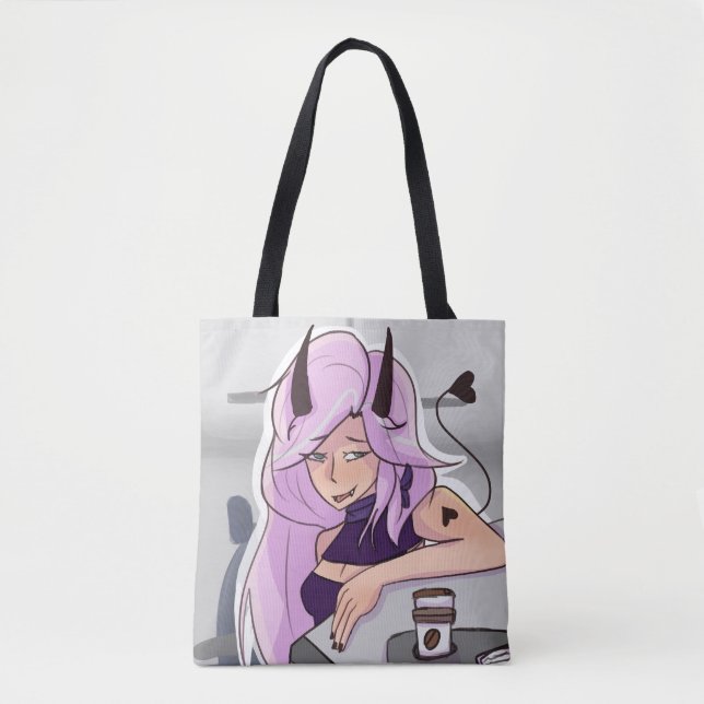 Anime Demon Girl Character Tasche (Vorderseite)