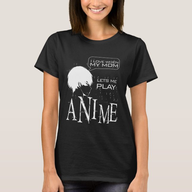 Anime Designs for Teen Girls Cosplay for Boys T-Shirt (Vorderseite)