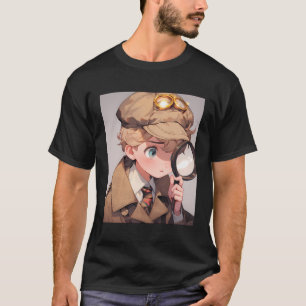 Anime Detection Private Investigator Sleuth Crime T-Shirt
