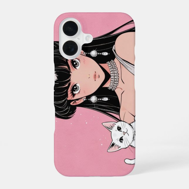 Anime-Diva-iPhone-/iPad-Hülle iPhone 16 Hülle (Rückseite)