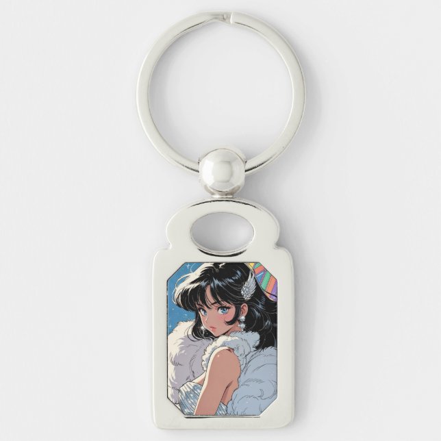 Anime-Diva Schlüsselanhänger (Vorderseite)