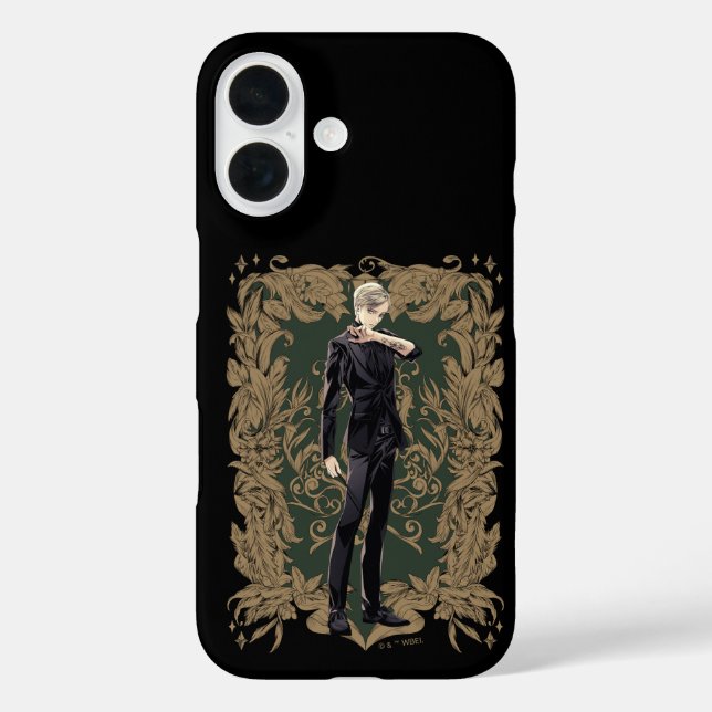 Anime Draco Malfoy Verziert Frame Case-Mate iPhone Hülle (Rückseite)