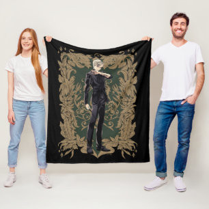Anime Draco Malfoy Verziert Frame Fleecedecke