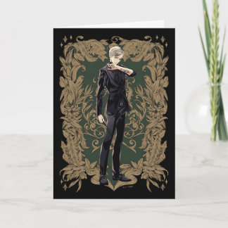 Anime Draco Malfoy Verziert Frame Karte