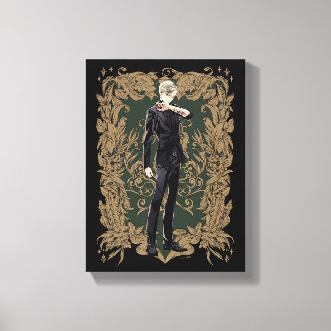 Anime Draco Malfoy Verziert Frame Leinwanddruck (Vorderseite)