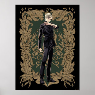 Anime Draco Malfoy Verziert Frame Poster