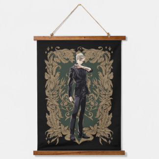 Anime Draco Malfoy Verziert Frame Wandteppich Mit Holzrahmen